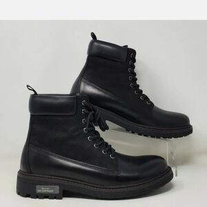 Blondo Men's Waterproof Ankle Boots Black  Lace Up B1172 014 Size 9 New